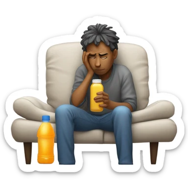 Hungover sticker