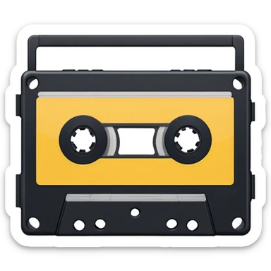 casette sticker