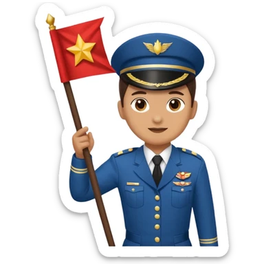 banner carrier from Parade Marchers sticker