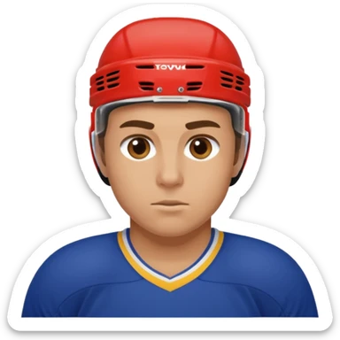Hockey Player sticker