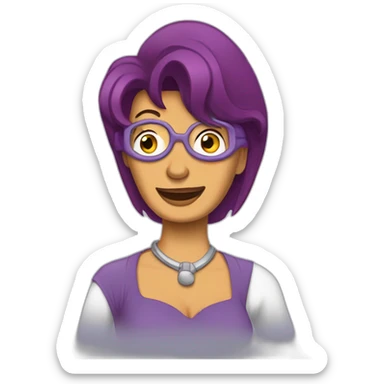 leela futurama sticker