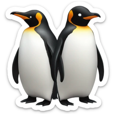 penguin and penguin sticker