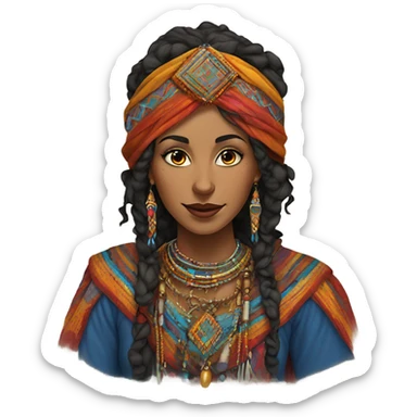 kahina berber version sticker