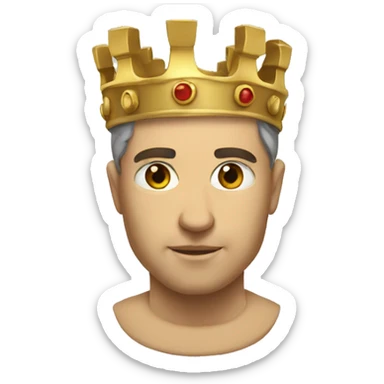 Julius Caesar crown sticker