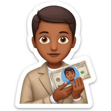 Create a hug 500 rs inr sticker