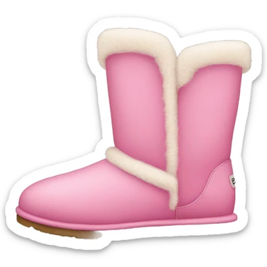 pink pair of uggs sticker