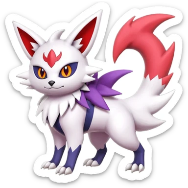 Noibat-Zangoose-Nargacuga-Litten-Torracat-fusion-Fakemon-Pokémon-creature  sticker