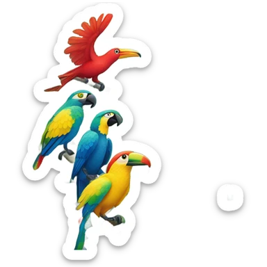 Rainbow Rainforest  sticker