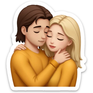 intimate moment between lovers sticker