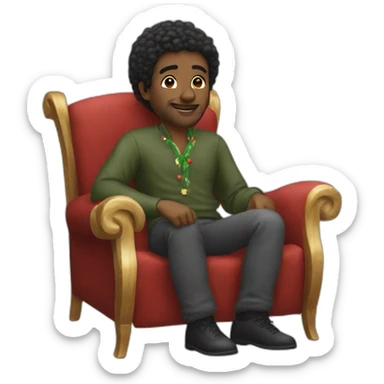 Commonwealth habitant enjoying Xmas sticker