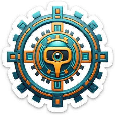 LOGO SOBRE AZTECAS TECNOLOGIA.

SOMOS UNA EMPRESA DE TECNOLOGIA CON IA, APPS ETC.

DE NOMBRE ASTECH, QUE SE VEA FUTURISTA DE MEXICO sticker