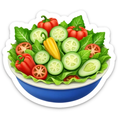 vegetarian green salad sticker