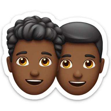 homosexual couple  sticker