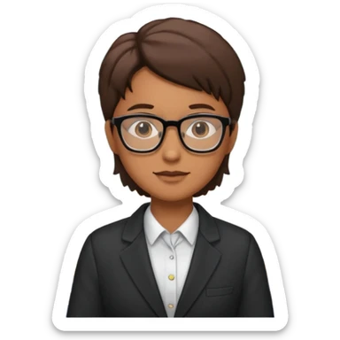 teacher  in past sticker