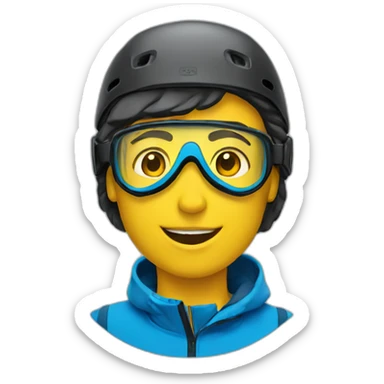 ski instructor sticker