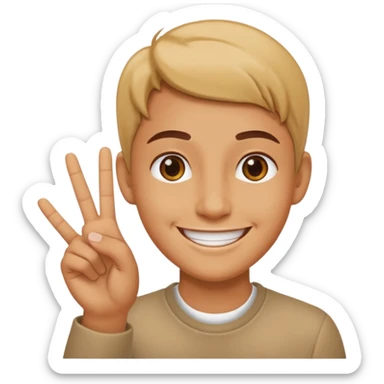 El hareketi olan nah sticker