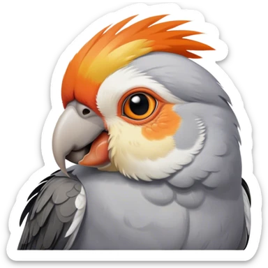 Cacatúa ninfa sticker
