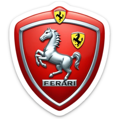 Ferrari badge sticker
