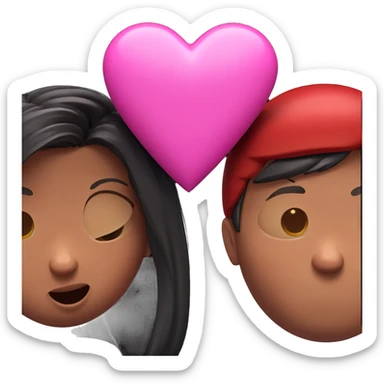 two hearts in the dark sticker