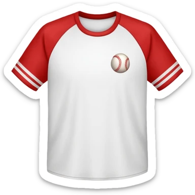 franela de beisbol sticker