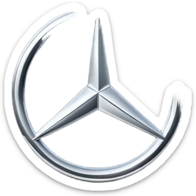 Mercedes Benz logo emoji sticker