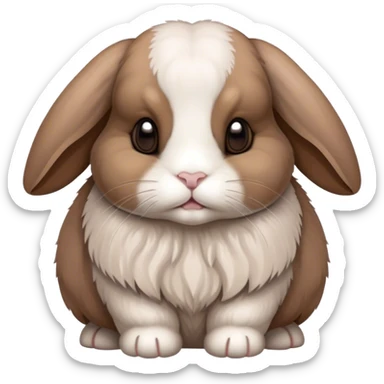 Holland lop bunny sticker
