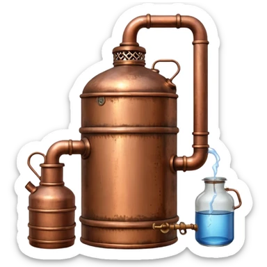 moonshine still sticker