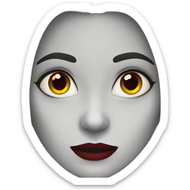 Women vampire sticker