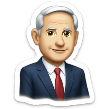 Benjamin Netanyahu the island of dreams sticker