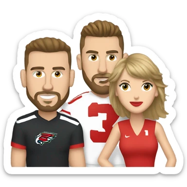 Travis kelce and Taylor swift sticker