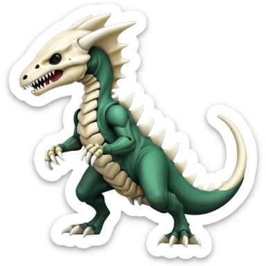  Venom-Marowak-Cubone-Xenomorph-hybrid-fantasy-creature (full body) sticker