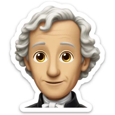 storyteller Hans Christian Andersen sticker