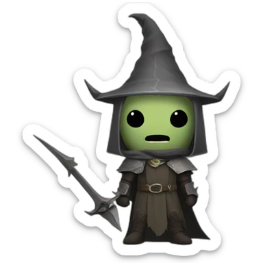 witch king of angmar sticker