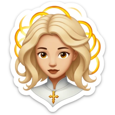 Souls intertwined woman  sticker