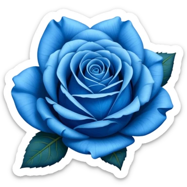 i need this type of blue flower  🌹  but the red prt should be blue sticker