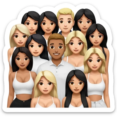 Josh King Madrid JetSet, Tefi Valenzuela, Ana Cheri, Valeria Orsini, Timiree, Kim Kardashian , Kylie Jenner, Narmin Assira, Jamie Maelani, Ashley Flores, Dan Fleyshman, DanielG, Shelby Sapp🔥🔥🔥 sticker