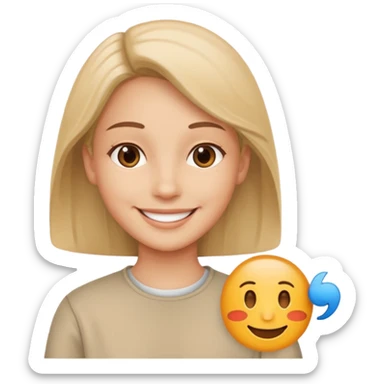 person with quote sticker