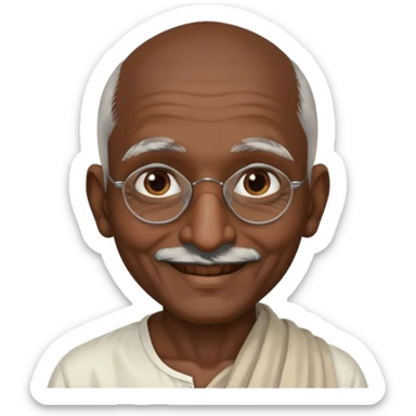 mahatma gandhi sticker