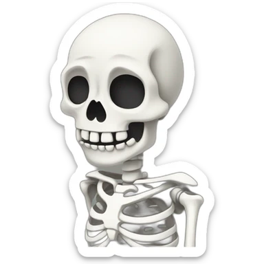 sans the skeleton sticker