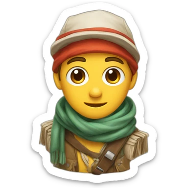 Foulard scout sticker