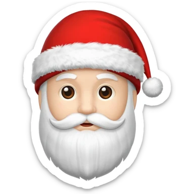 gorro do papai noel, apenas o gorro, sem nenhum rosto acompanhado  sticker