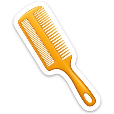 hairdressing comb sticker