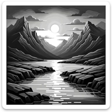 linear-monochrome-oil-painting.-oil-painting-with-rough,-impressionistic-brushstrokes-and-dramatic-chiaroscuro-lighting-techniques-on-textured-canvas.-_(a-stunning-and-vibrant-oil-painting-that-is- sticker