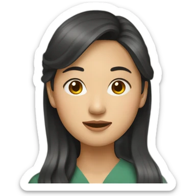 Vietnamese woman  sticker