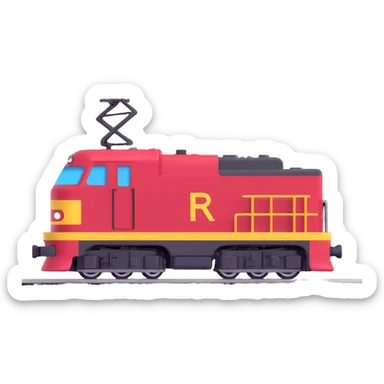 Pennsylvania railroad electric locomotive sticker