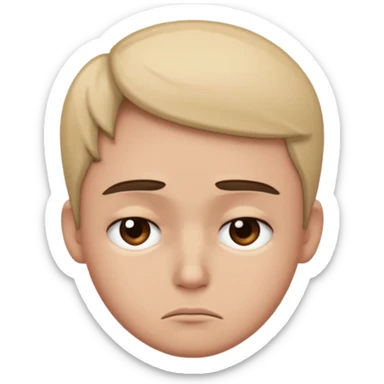 Sad side eye  sticker