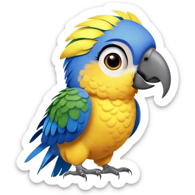 jewel le perroquer dans le dessin animé Rio sticker