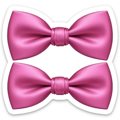bow tie pink sticker