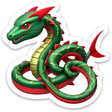 Pokemon  legendary Rayquaza sticker