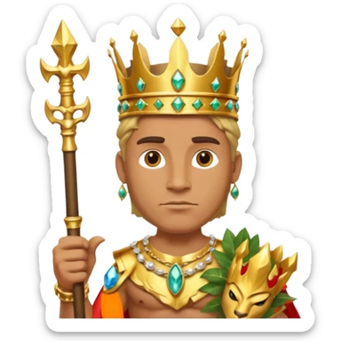 ancient jungle king sticker